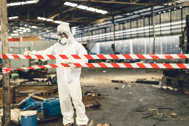 Professional Biohazard technician working in Barberton, OH